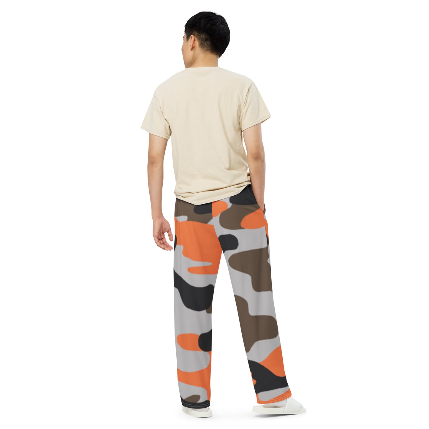 All-over print unisex wide-leg pants