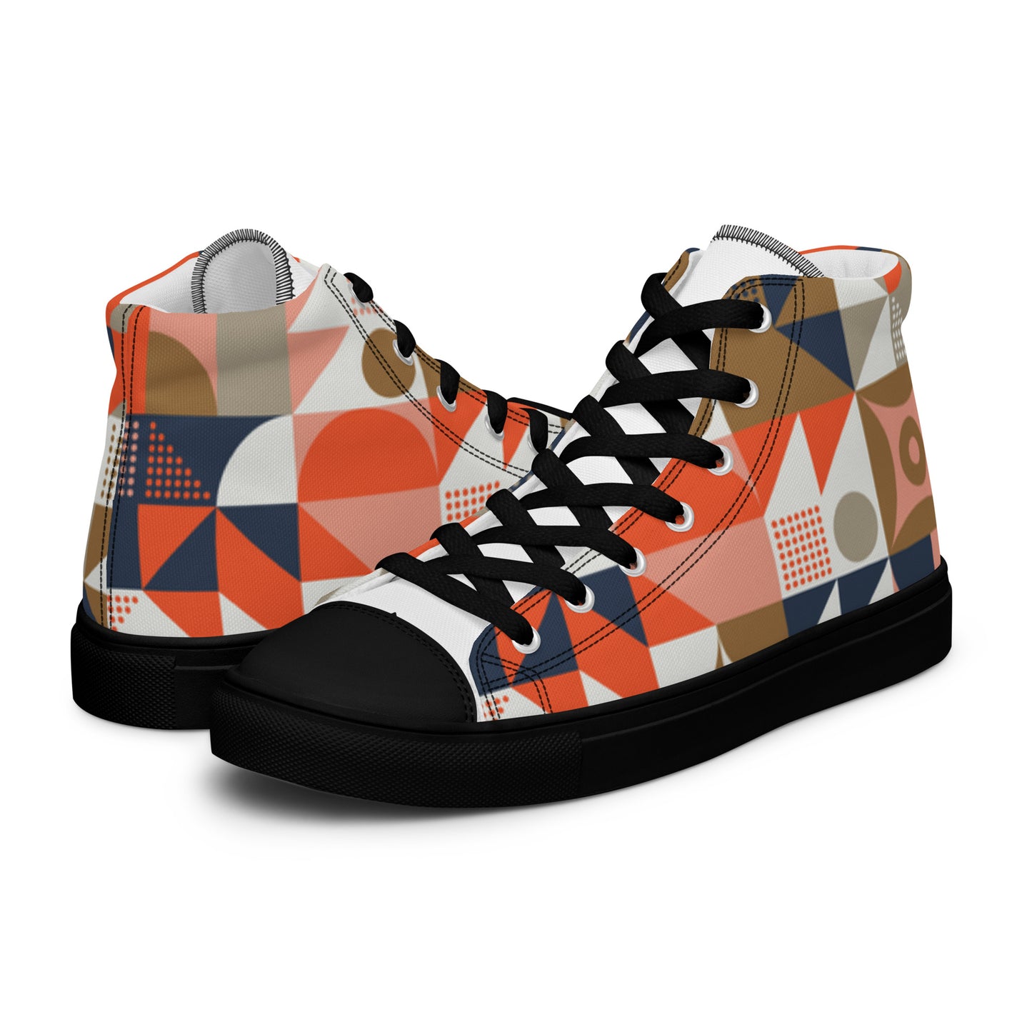 Men’s high top canvas shoes