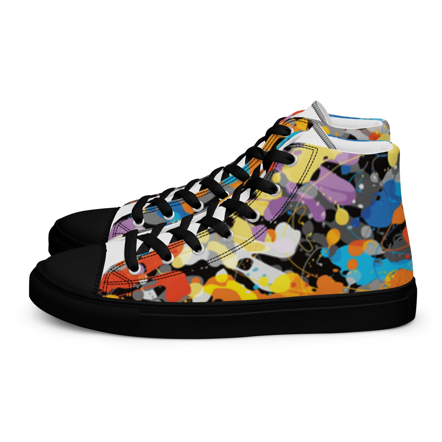 Men’s high top canvas shoes