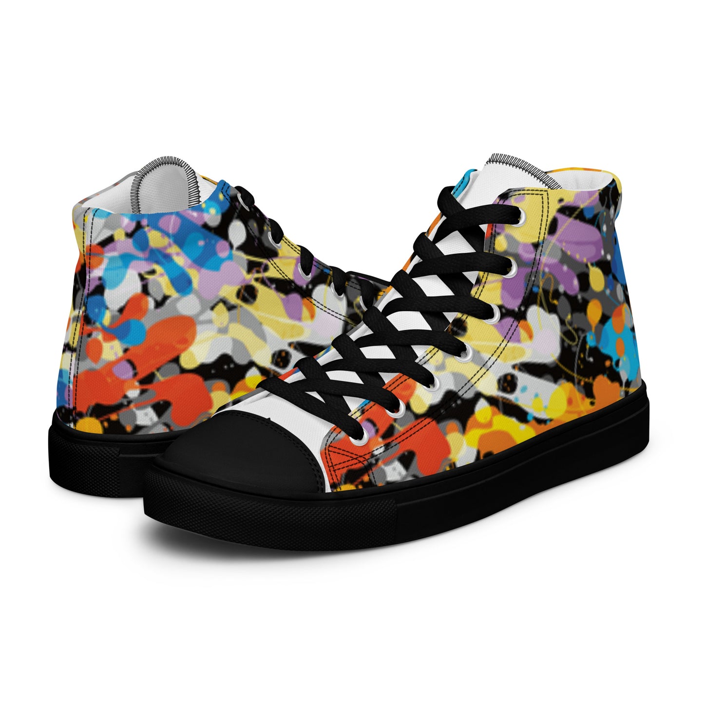 Men’s high top canvas shoes