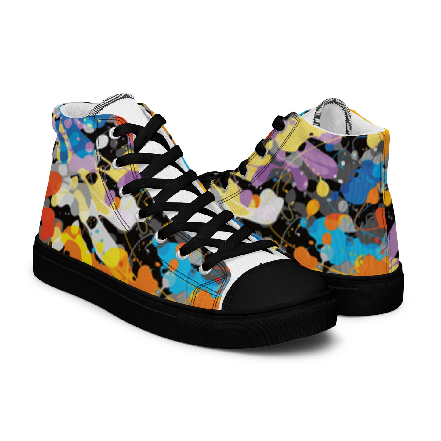 Men’s high top canvas shoes