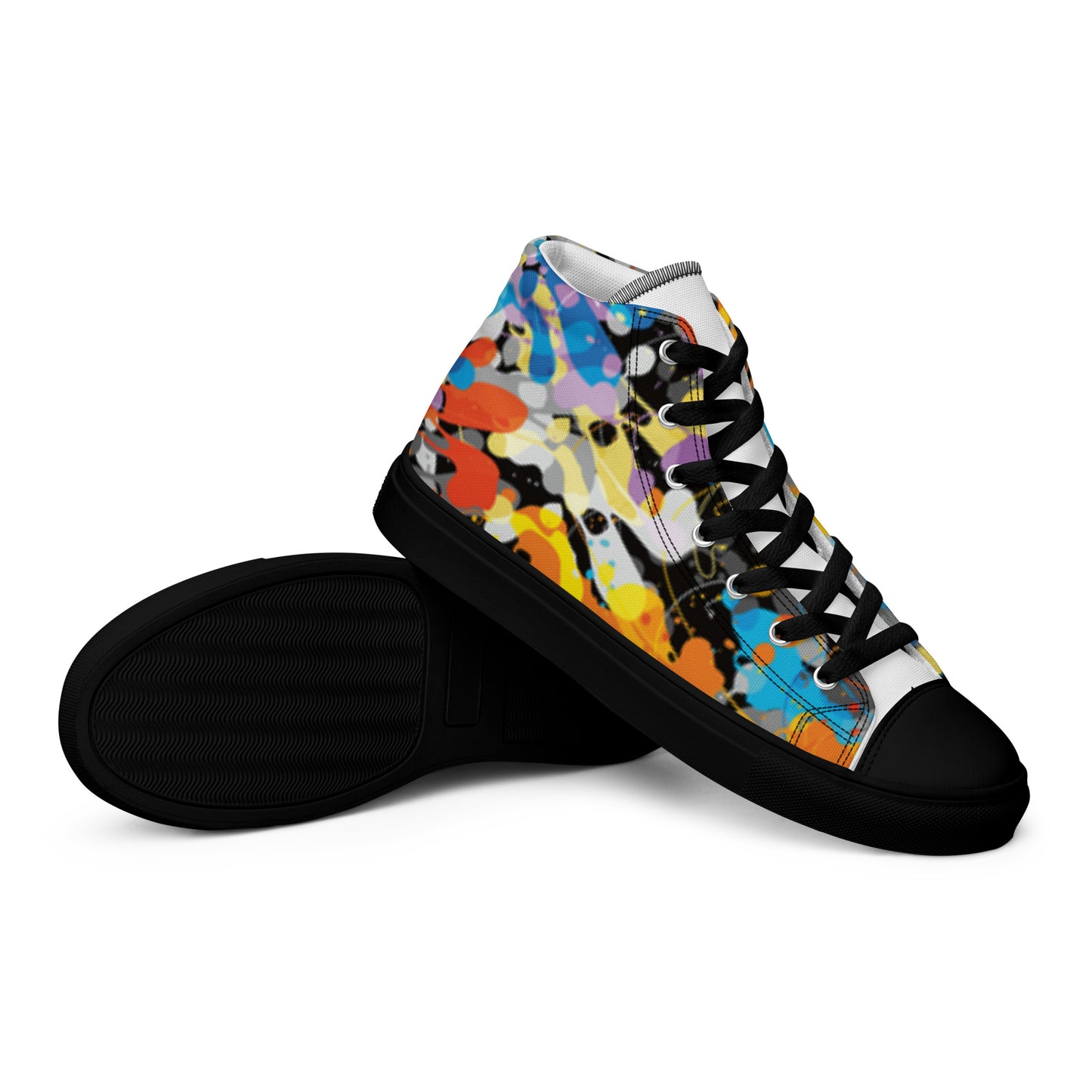 Men’s high top canvas shoes