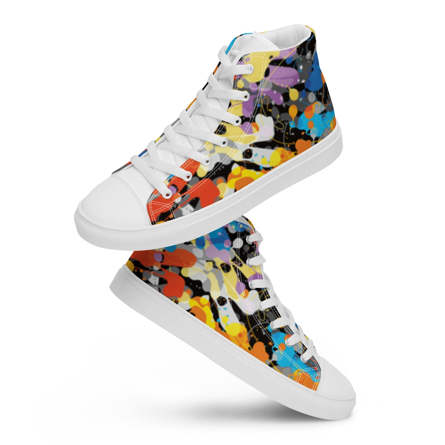 Men’s high top canvas shoes