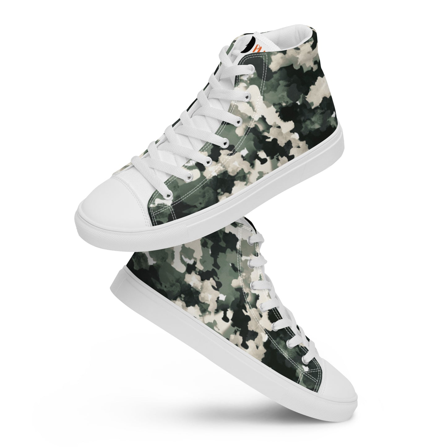 Men’s high top canvas shoes