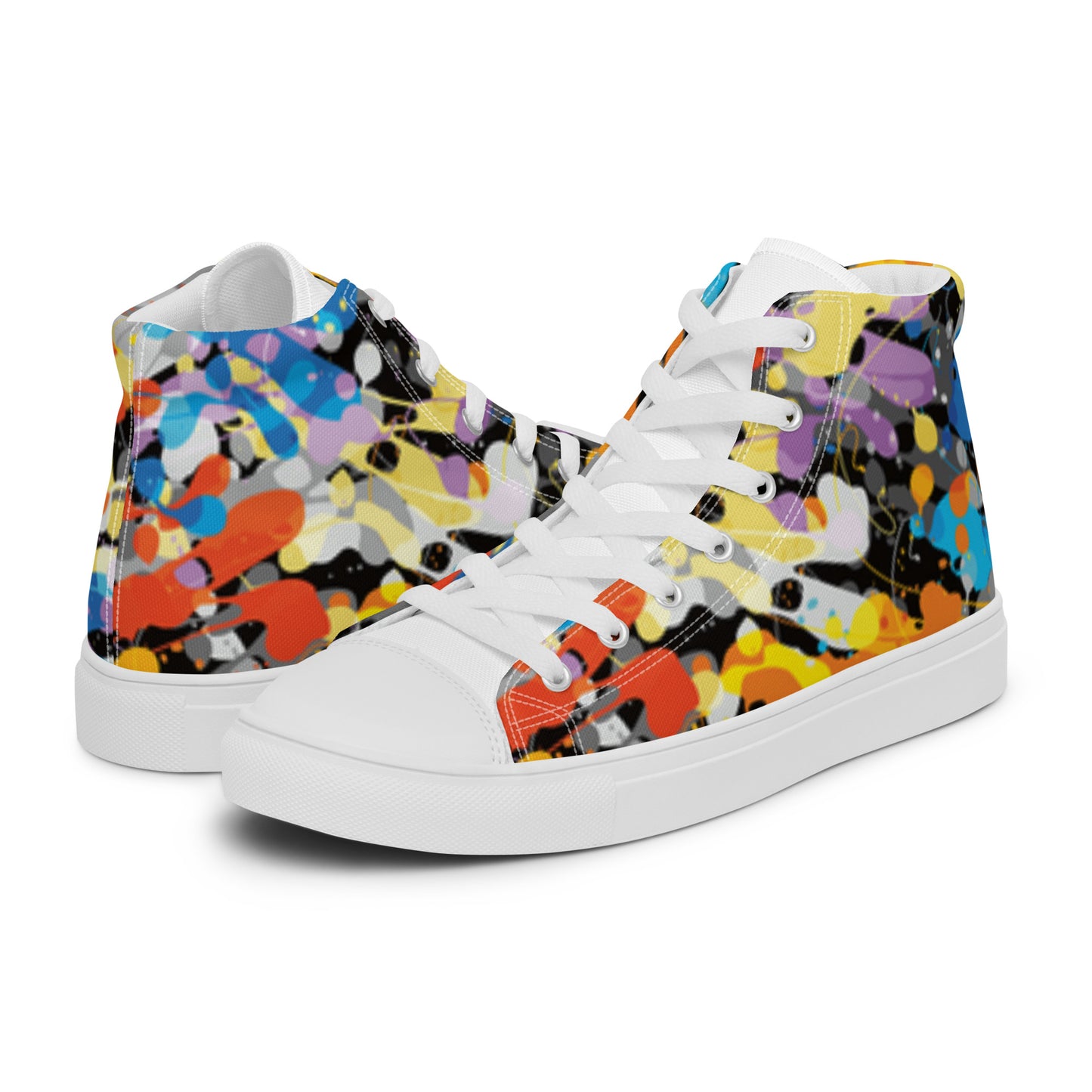 Men’s high top canvas shoes