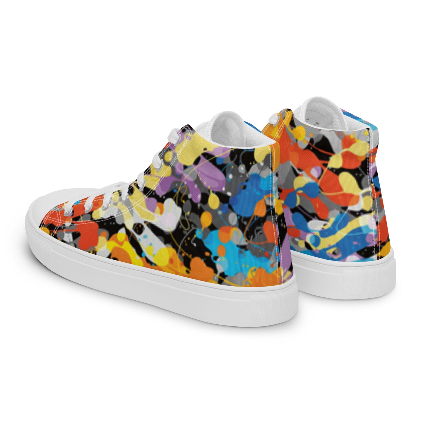 Men’s high top canvas shoes