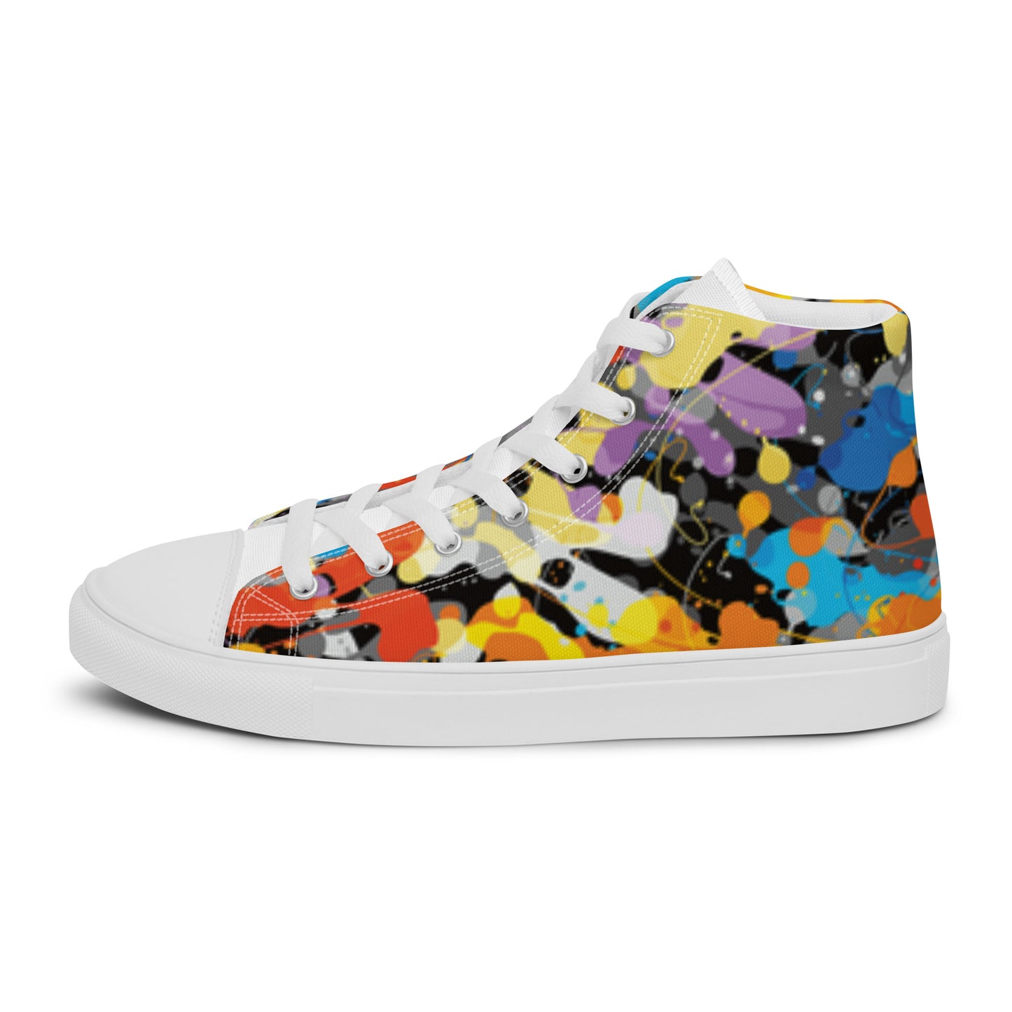 Men’s high top canvas shoes