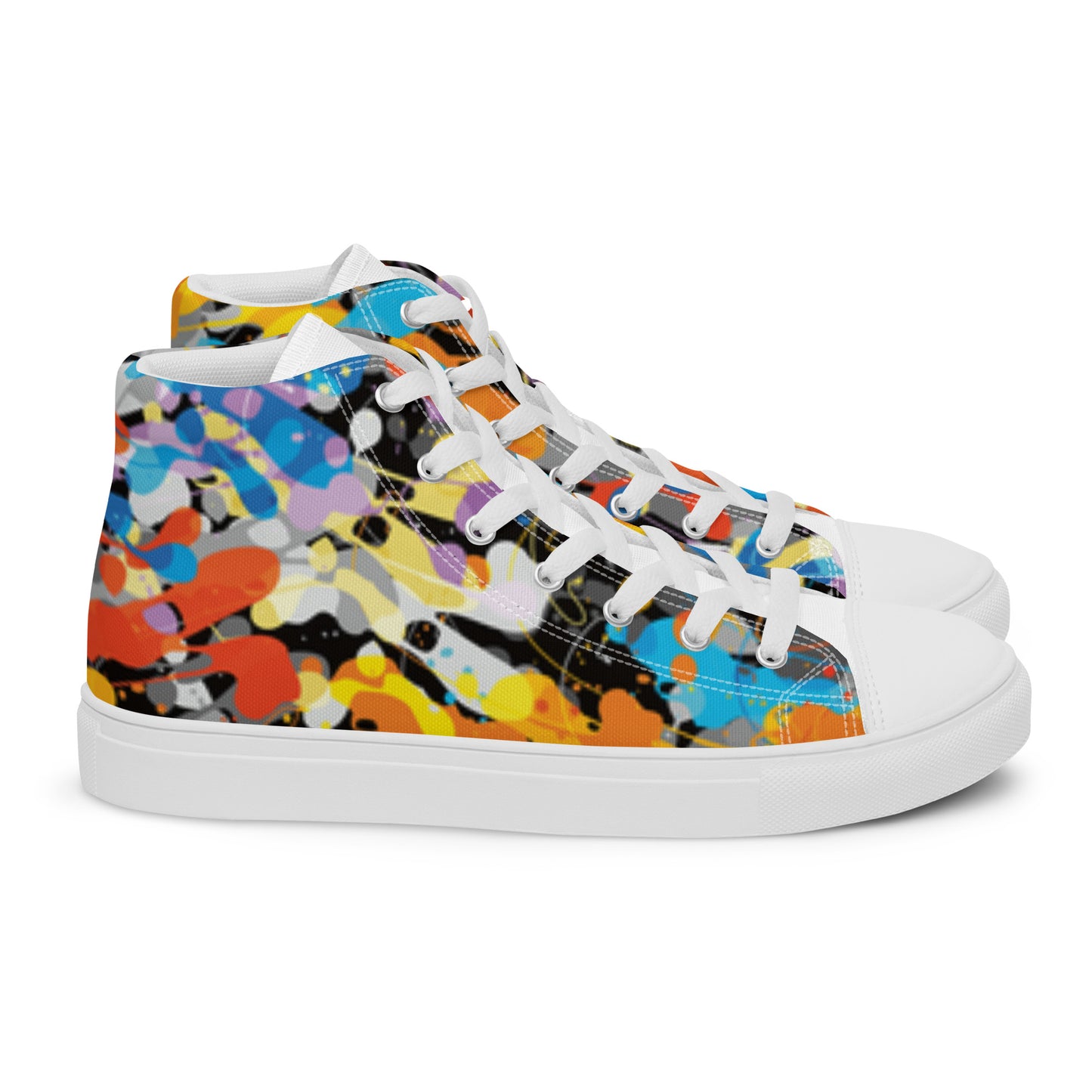 Men’s high top canvas shoes