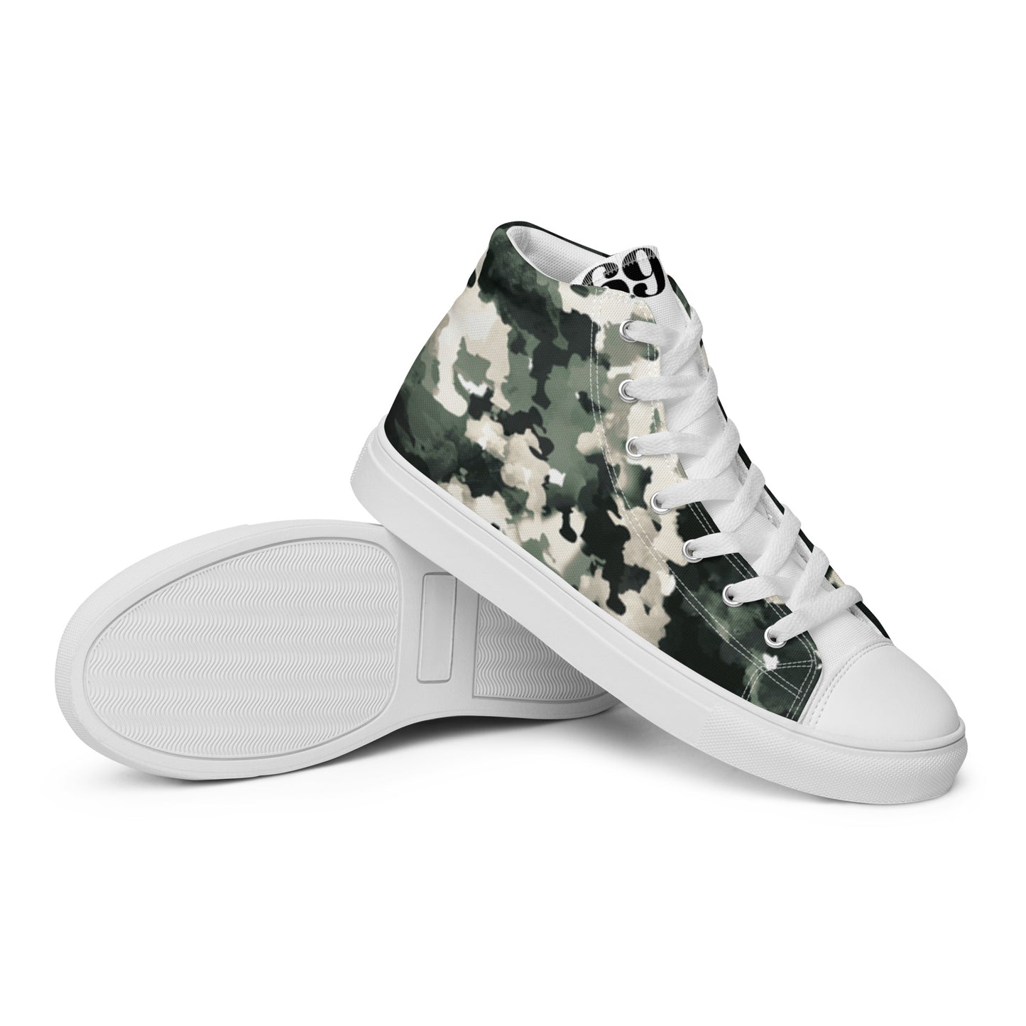 Men’s high top canvas shoes