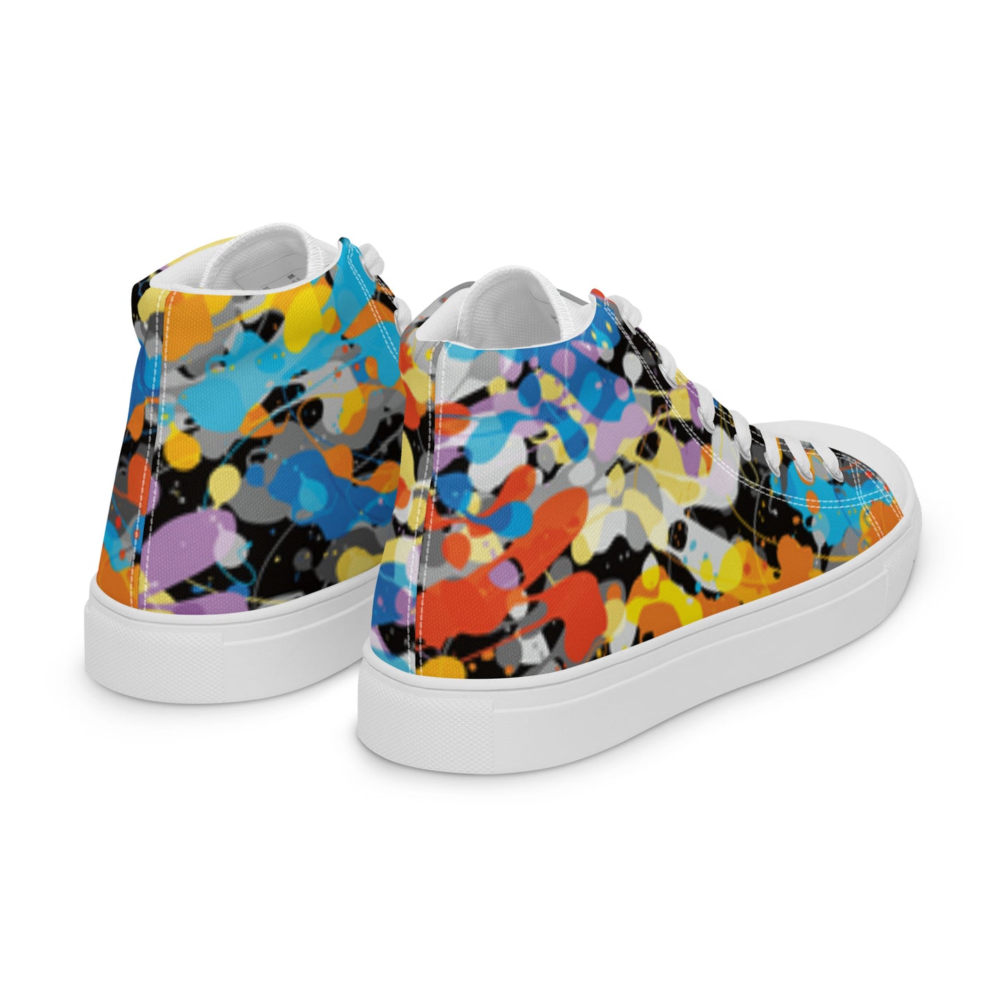 Men’s high top canvas shoes