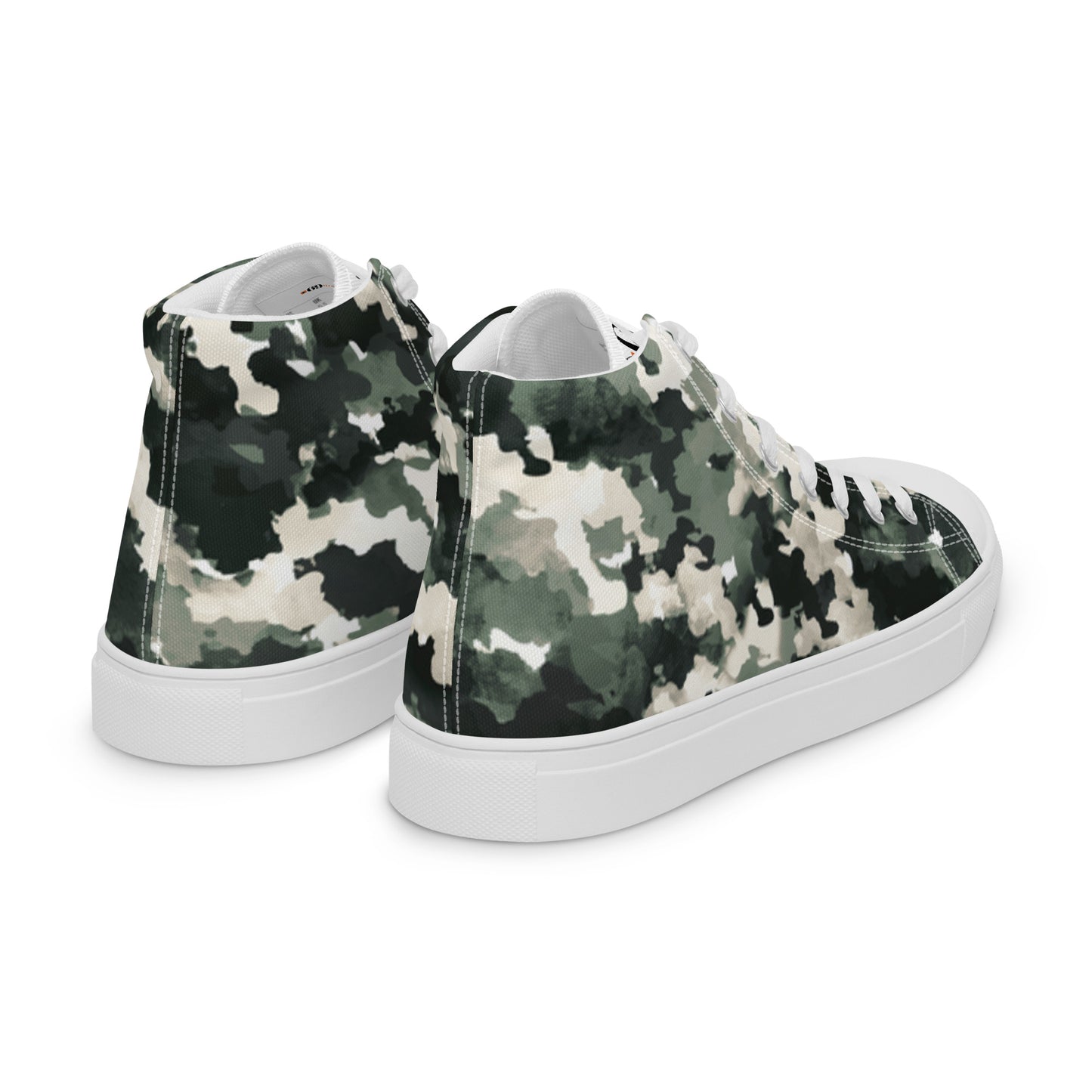 Men’s high top canvas shoes