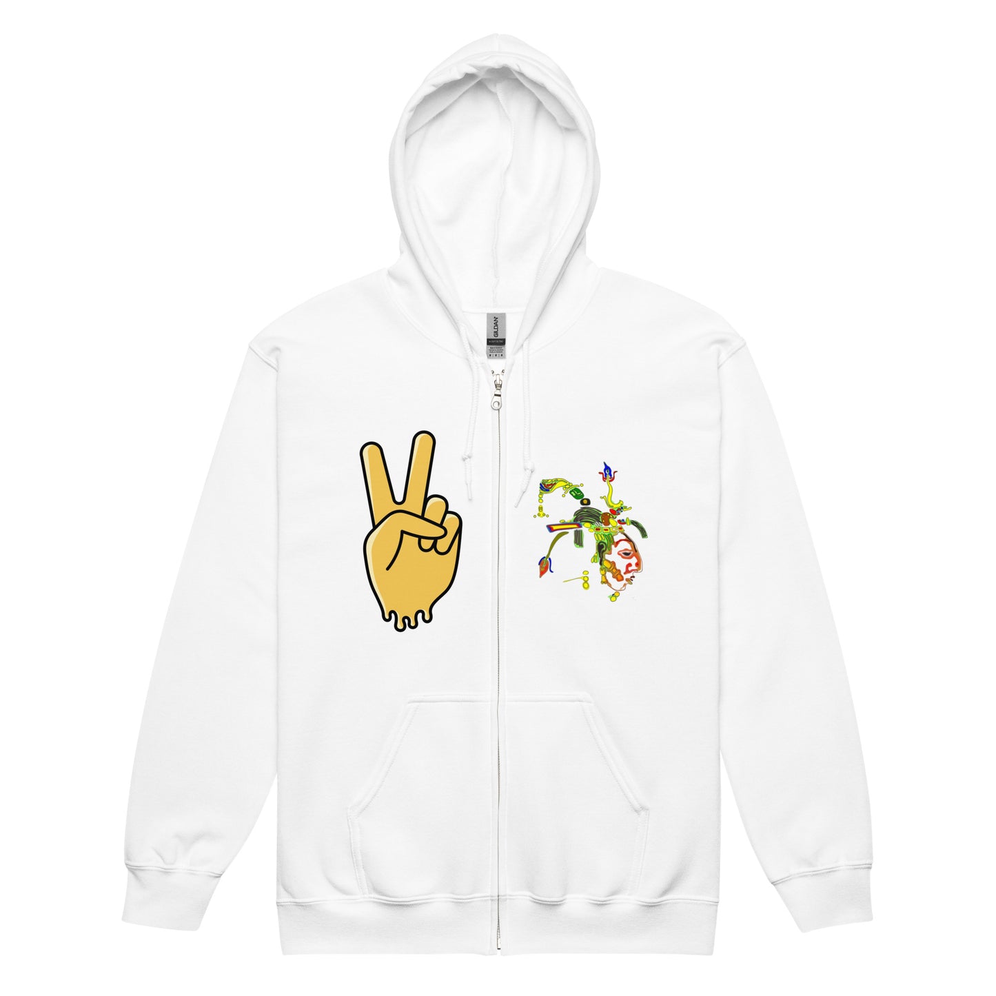 Unisex heavy blend zip hoodie